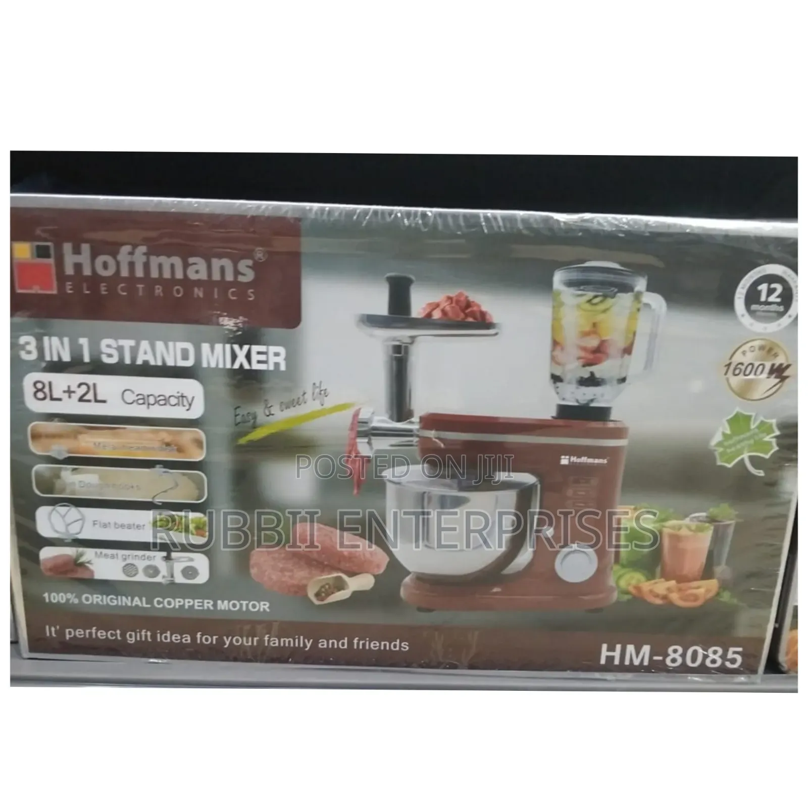 Stand Mixer 3 in 1 ~ 3l + 2l (Hm8085)