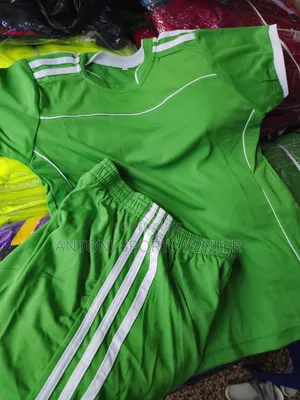 Green Plain Jerseys for Kids