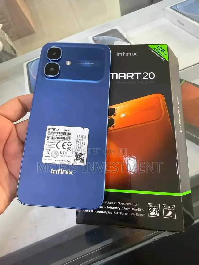New Infinix Smart 20 128 GB Blue