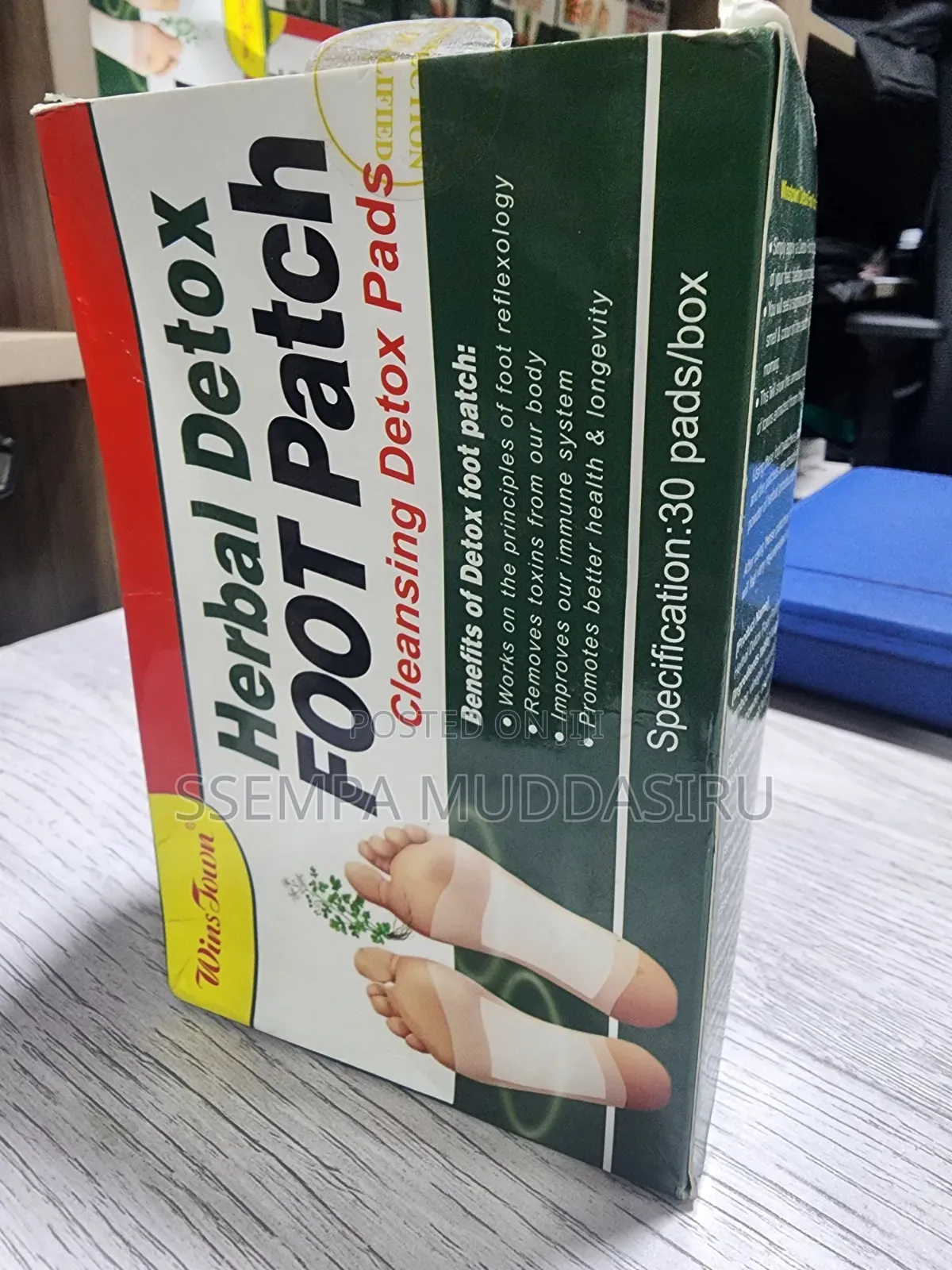 Original Herbal Detox Foot Patch,30 Pads