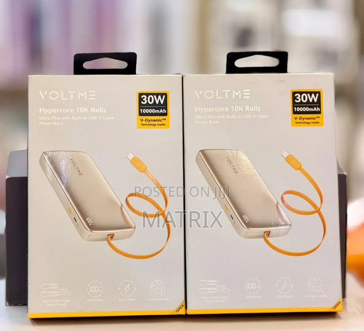 Voltme Hypercore Rollz Power Bank 10000mah 30w