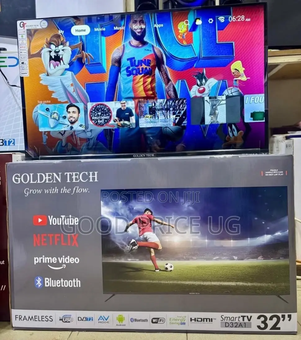 32-Inch Golden Tech Smart Android Tv (Model: D32a1)