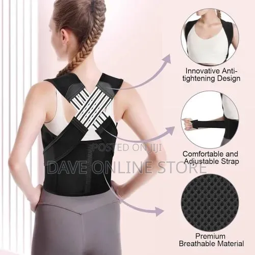 Molded Compression Vest Adjustable Shoulder Strap Corset