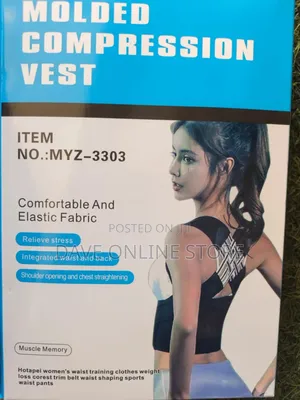 Molded Compression Vest Adjustable Shoulder Strap Corset