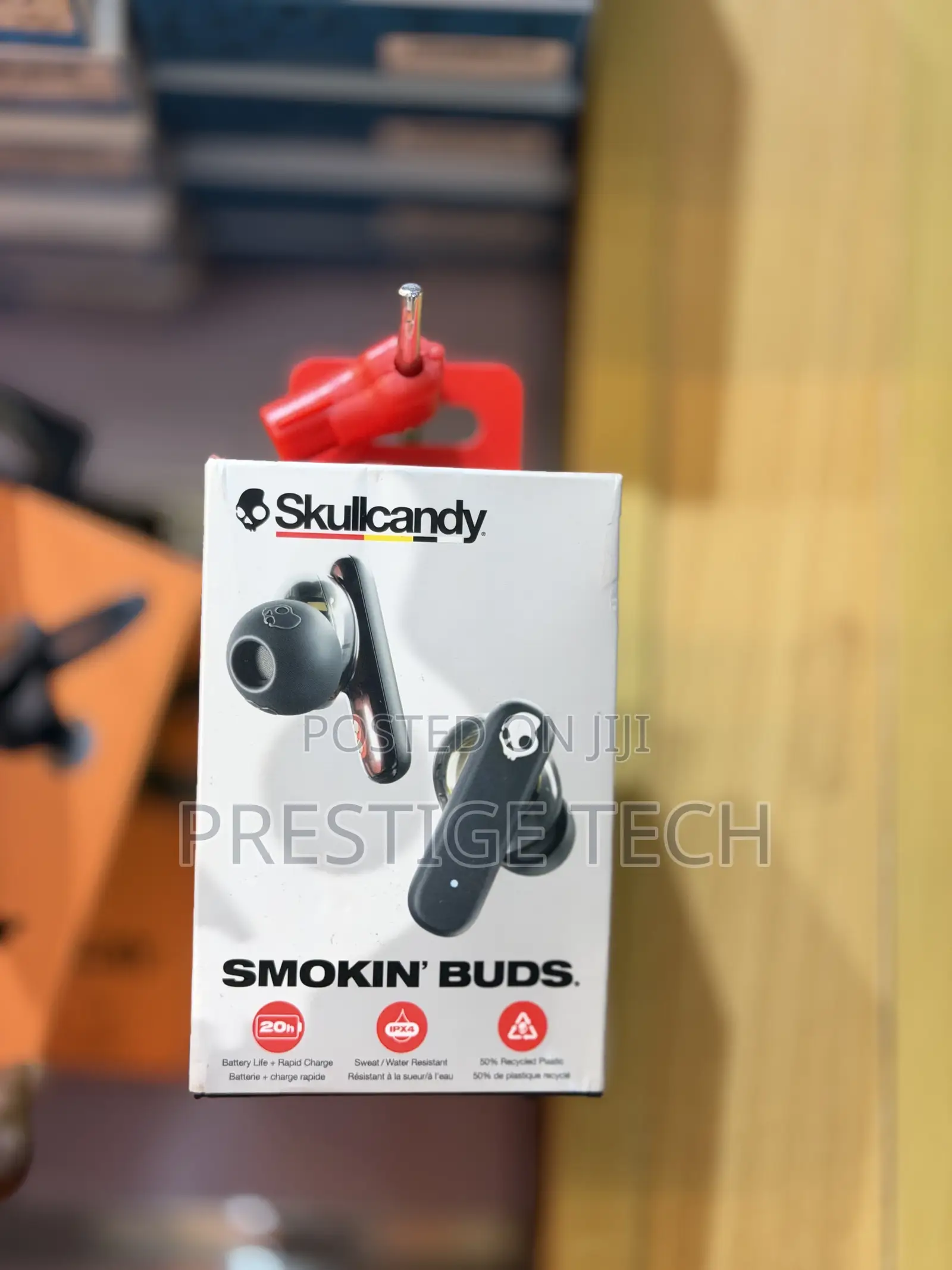 Skullcandy Smokin’ Buds Wireless Earbuds, 20 Hours Battery Skull Candy