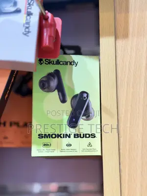 Skullcandy Smokin’ Buds Wireless Earbuds, 20 Hours Battery Skull Candy