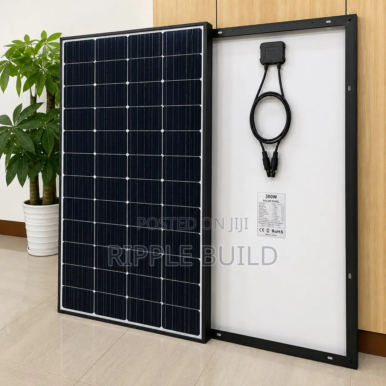 300w Monocrystalline Solar Panel High Efficiency Solar Module