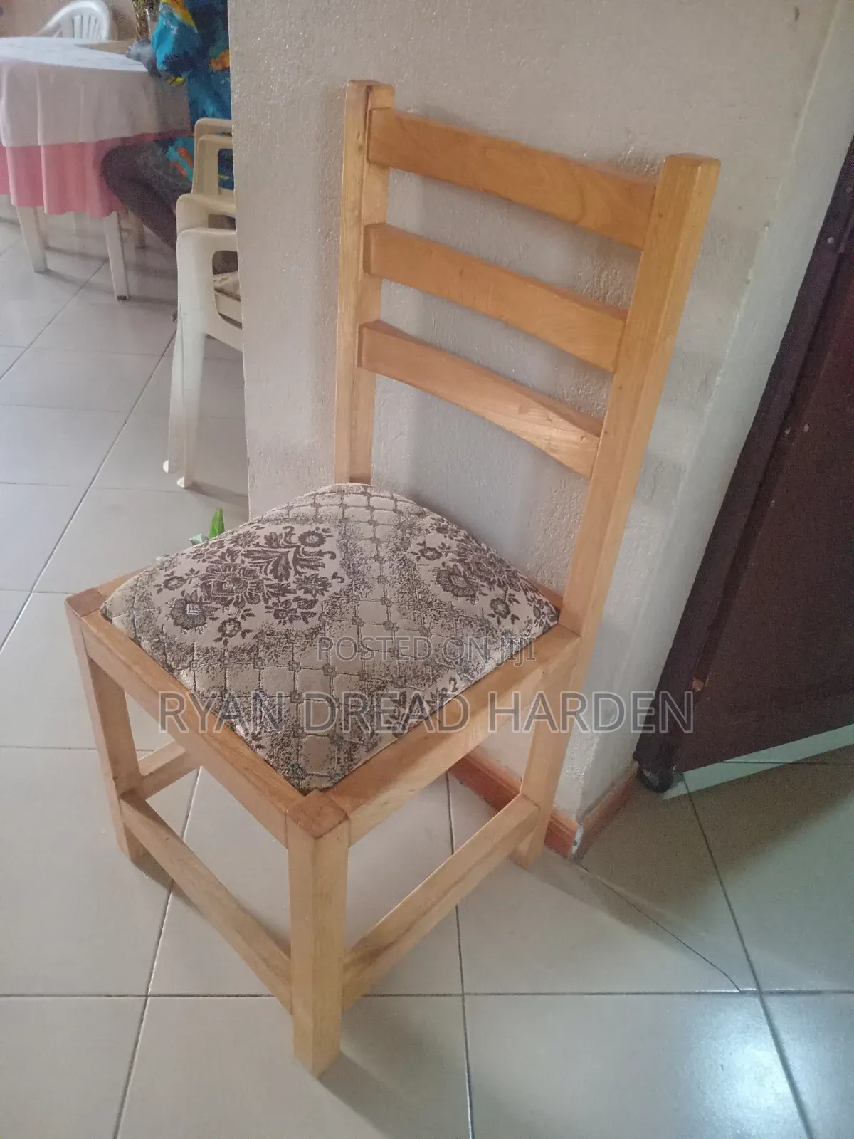 Wooden Office Table and Chair