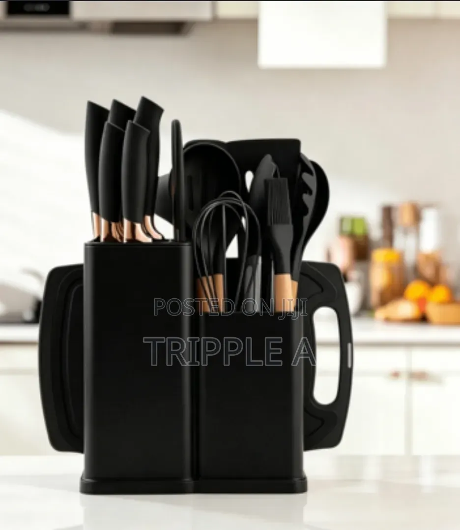 19pcs Silicone Kitchen Cutlery Set