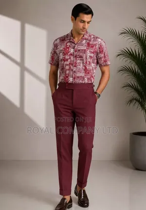 Vintage Shirt and Beltless Trouser