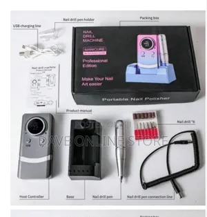 Professional 45000rpm Electric Nail Drill Kit