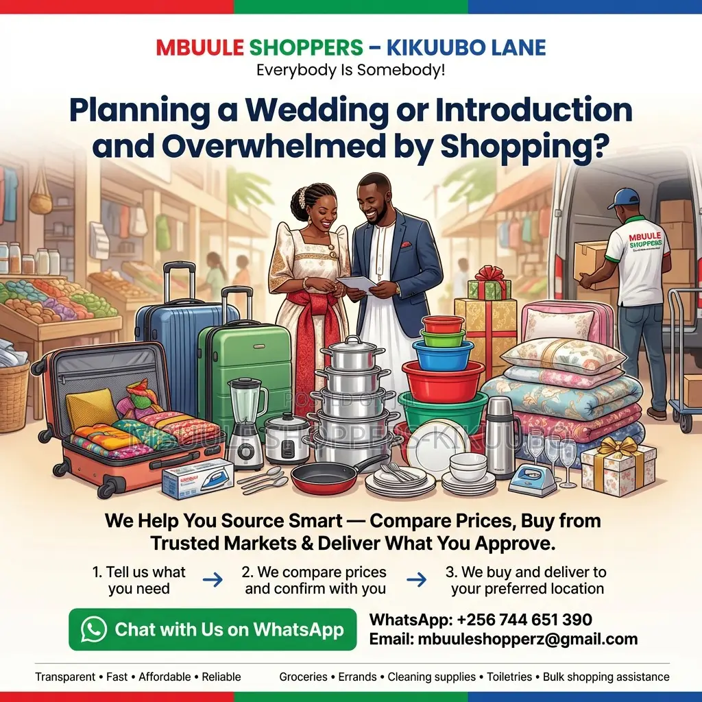 Wedding Introduction Shopping Assistan | Personal Shopper in Kampala