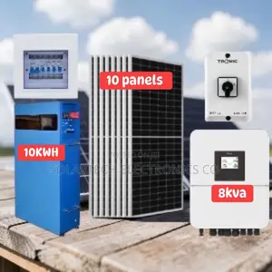 10kwh Lifepo4 Solar Package With 10x550w Mono Panels and Inverter