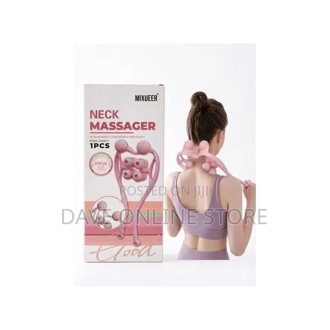 6 Ball Trigger Point Roller Neck Massager, Yoga Fitness Equipment