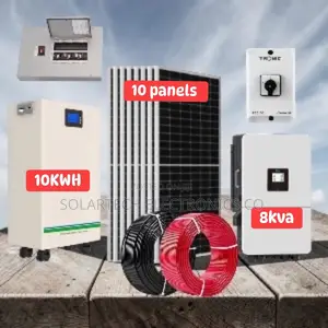 51. 2v 200ah Hybrid Solar System | 7 Years Warranty 16 Years Lifespan
