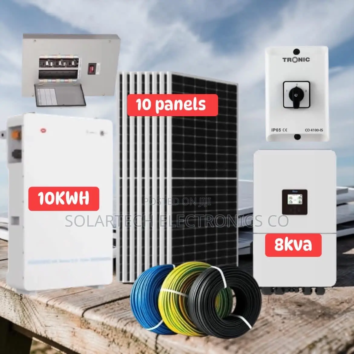 Complete 10kwh Lithium Solar System for Home and Business