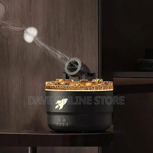 Volcanic Crack Light Cannons Humidifier Aroma Diffuser With Timer -