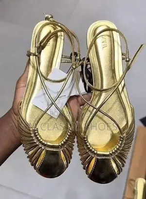 Zara Gold Shoes