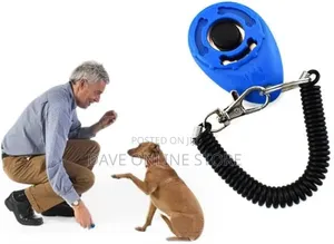 Pet Training Clicker With Wrist Strap - Dog Training Clickers (Blue)