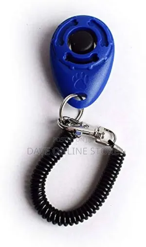 Pet Training Clicker With Wrist Strap - Dog Training Clickers (Blue)