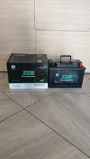 Maintenance Free Car Battery Din75 (Mf57412) 12v 75ah 680cca