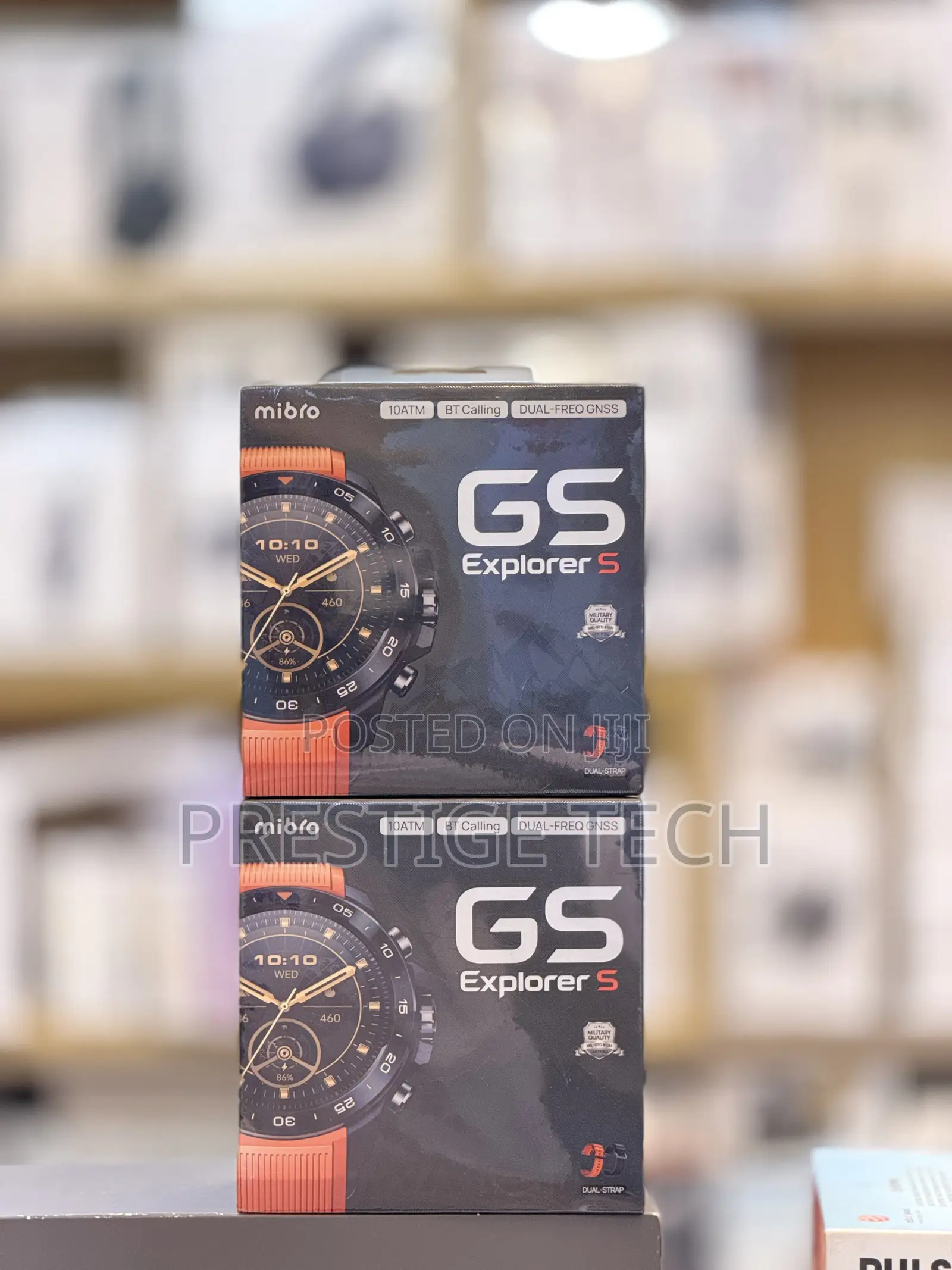 Mibro Gs Explorer S Rugged Military Smartwatch for Men, Ceramic Bezel