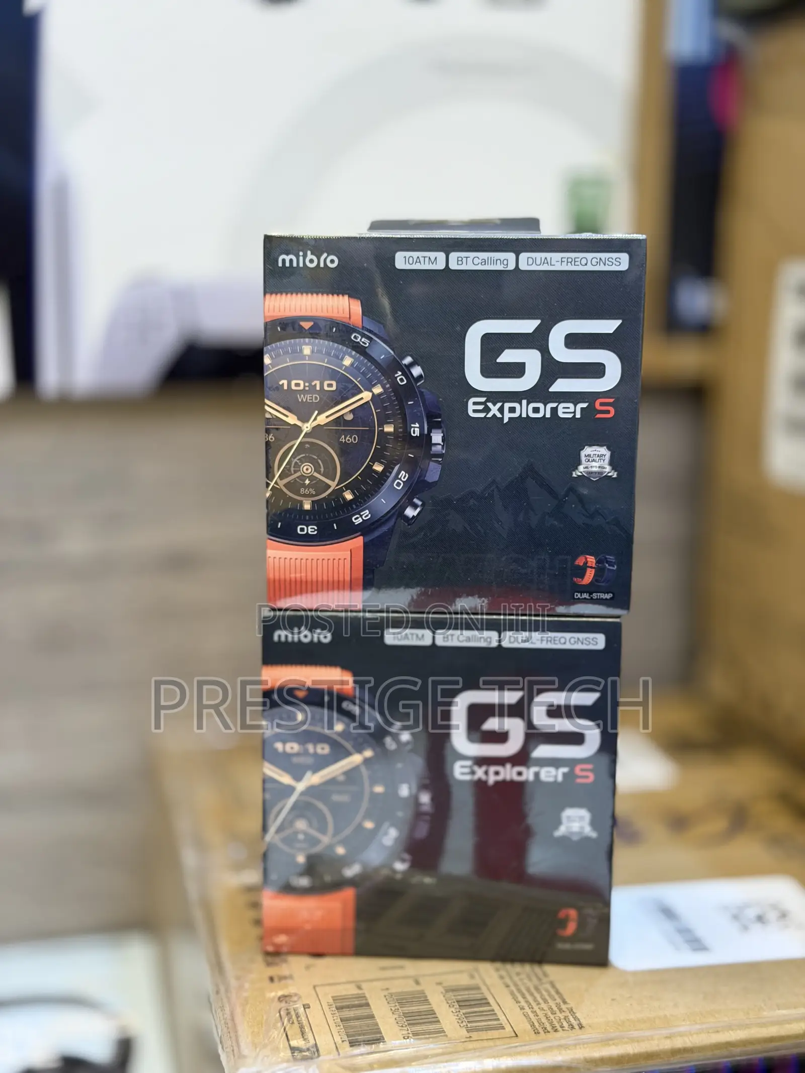 Mibro Gs Explorer S Rugged Military Smartwatch for Men, Ceramic Bezel