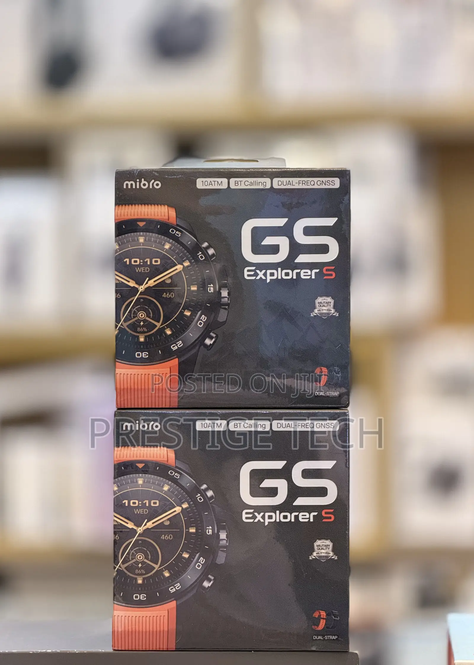 Mibro Gs Explorer S Rugged Military Smartwatch for Men, Ceramic Bezel
