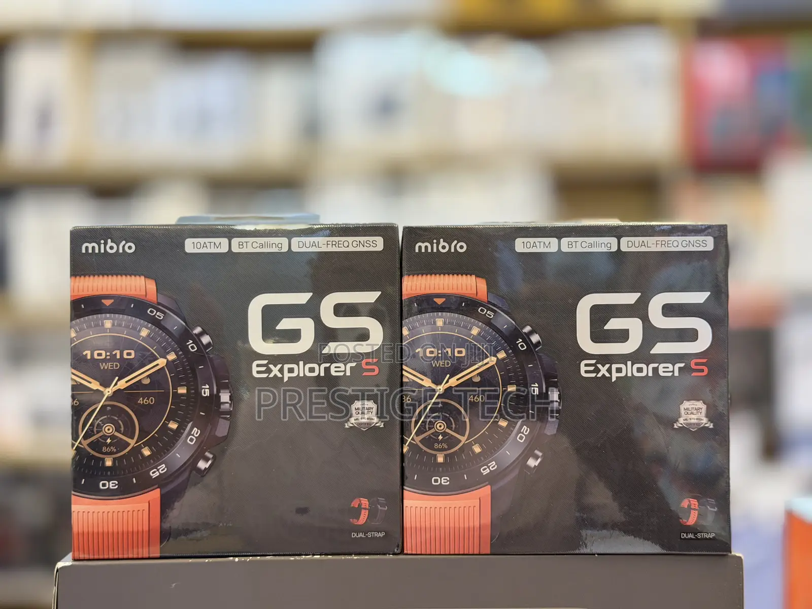 Mibro Gs Explorer S Rugged Military Smartwatch for Men, Ceramic Bezel