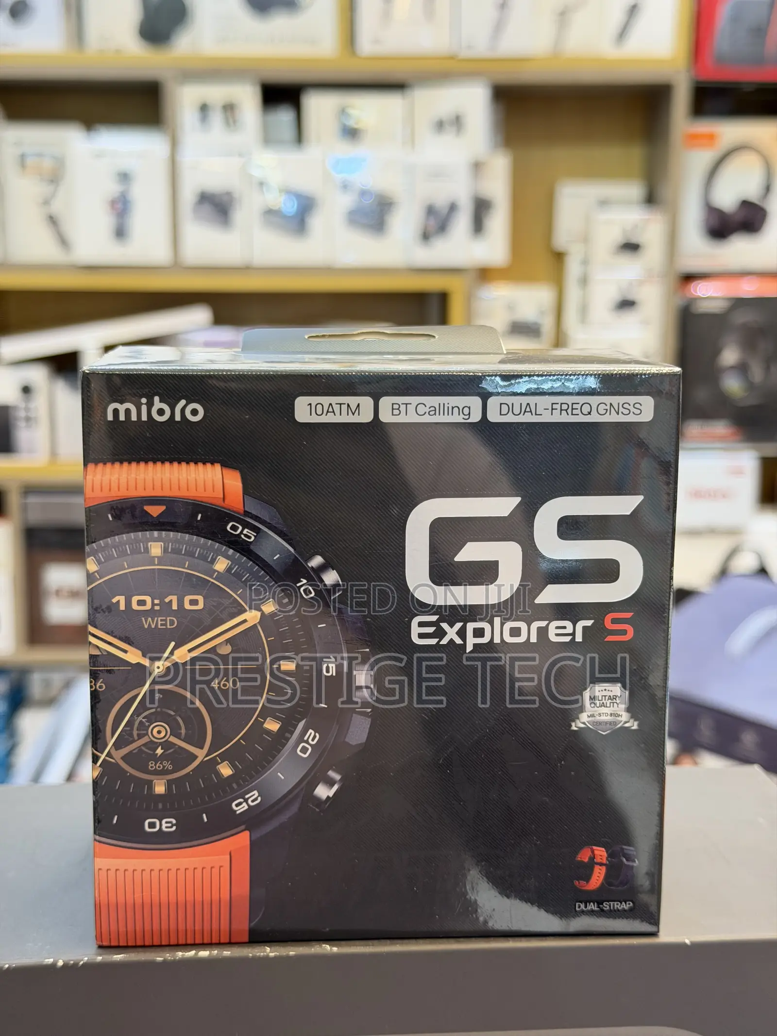 Mibro Gs Explorer S Rugged Military Smartwatch for Men, Ceramic Bezel