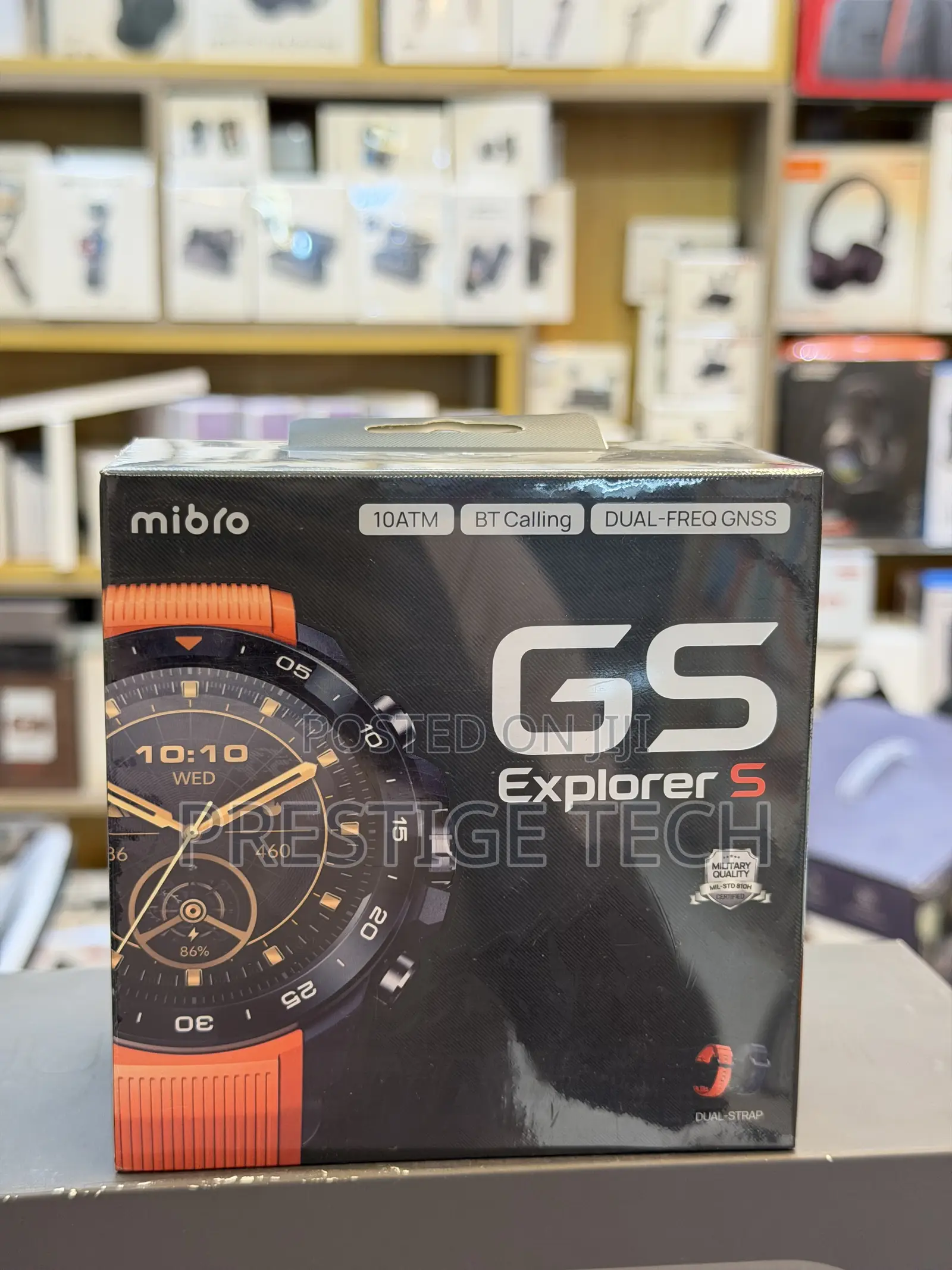 Mibro Gs Explorer S Rugged Military Smartwatch for Men, Ceramic Bezel