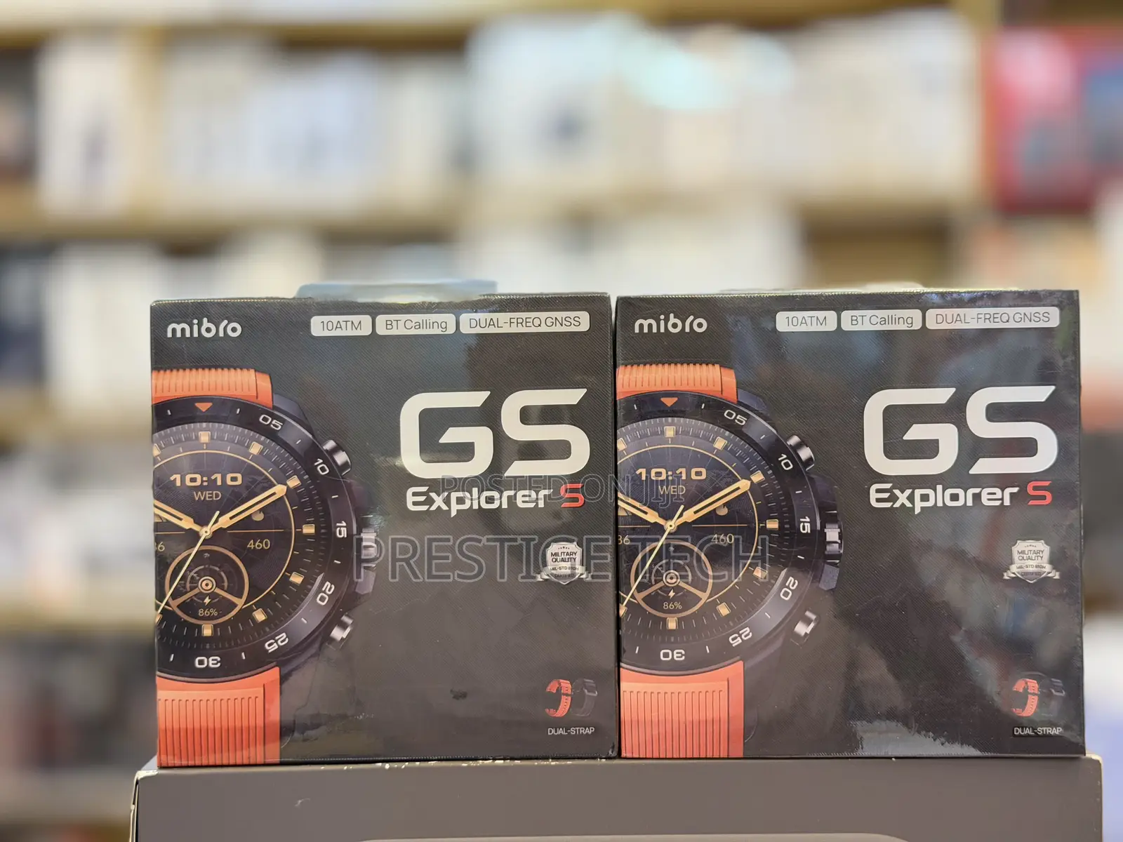 Mibro Gs Explorer S Rugged Military Smartwatch for Men, Ceramic Bezel