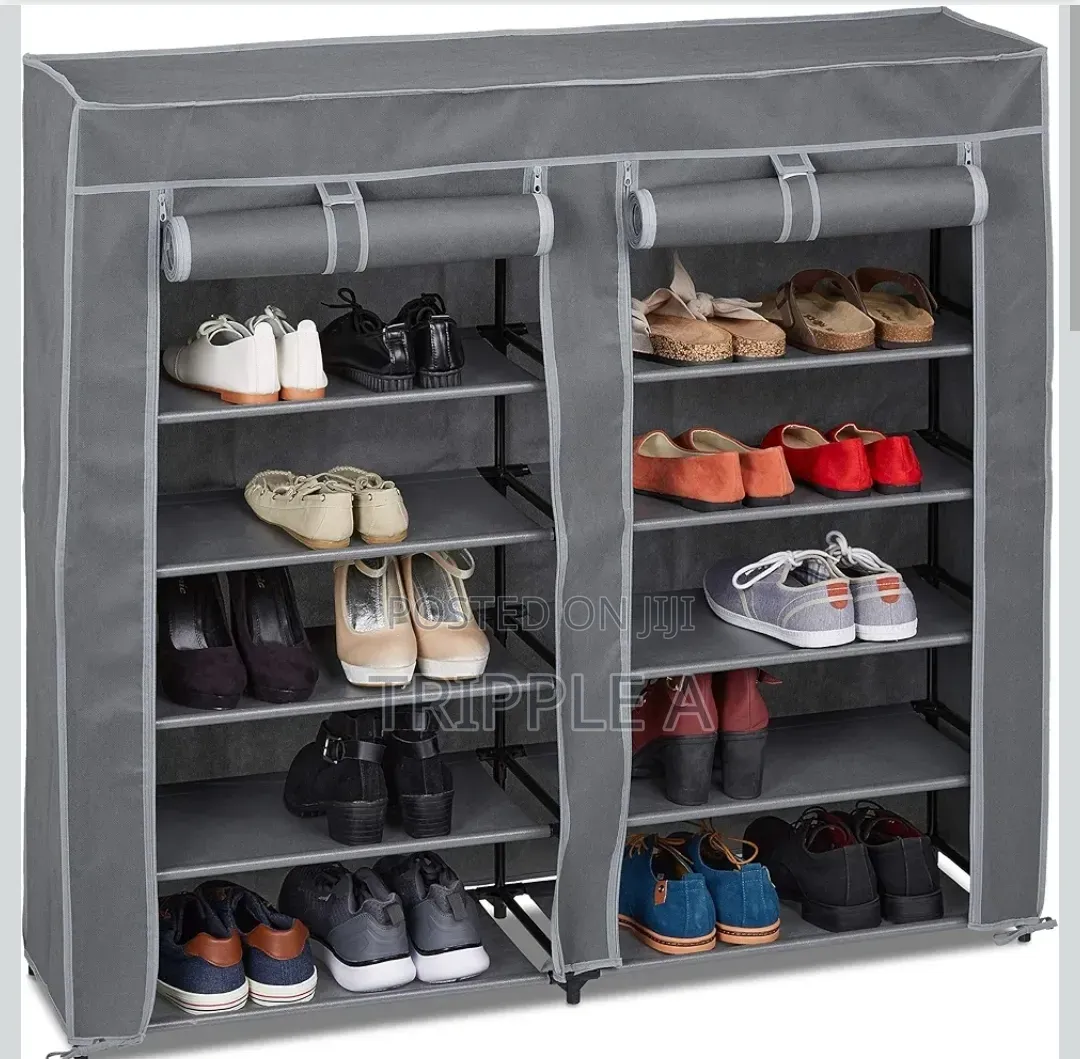 Large Capacity Shoe Rack Dustproof Shoe Cabinet