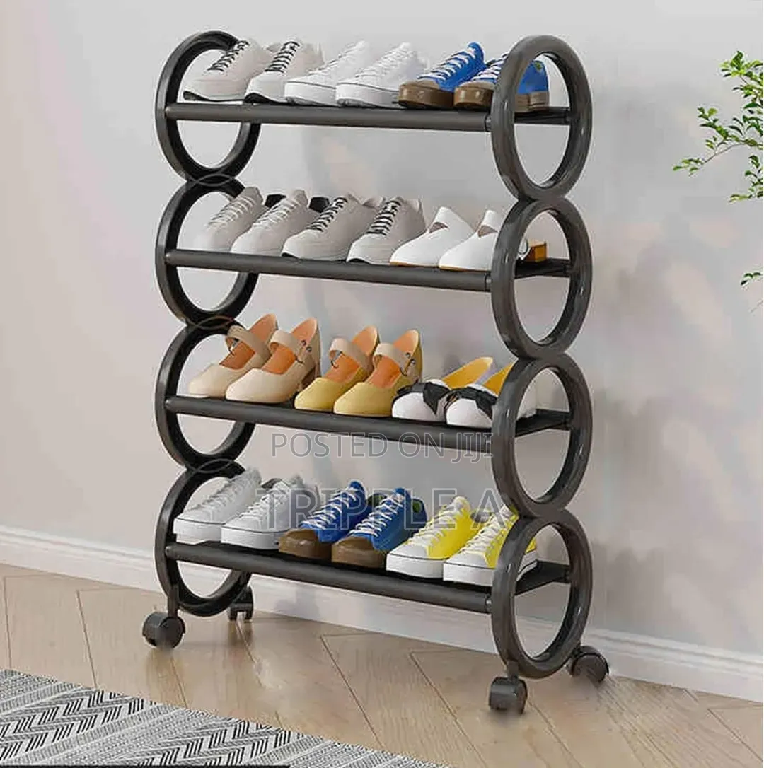 Simple Multi Layer Shoe Rack With Wheels
