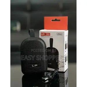 Lp Wireless Speaker, Waterproof Bluetooth Device With Carrying Strap.