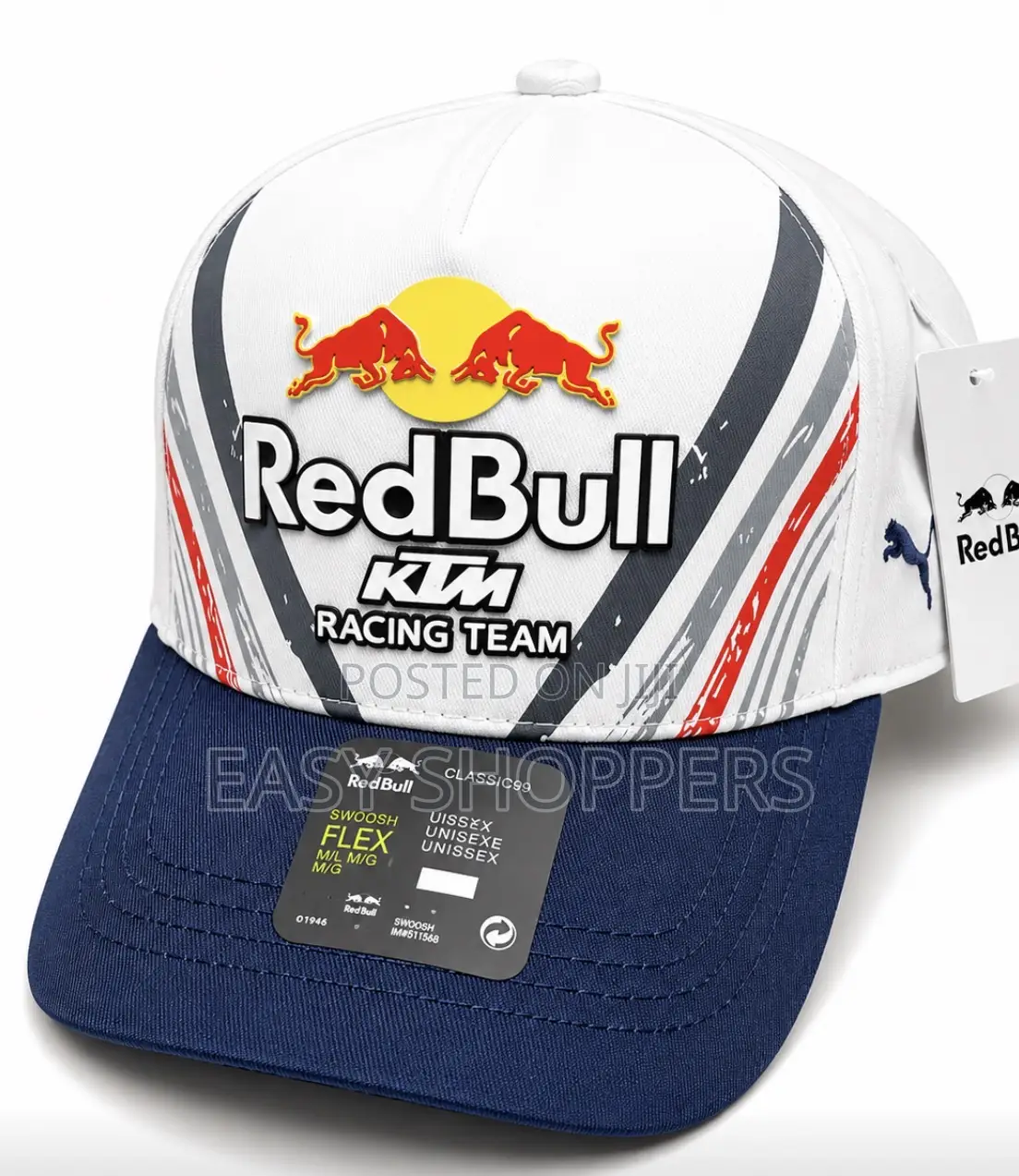 Original White and Blue New Era Red Bull KTM Racing Team Cap