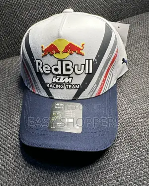 Original White and Blue New Era Red Bull KTM Racing Team Cap