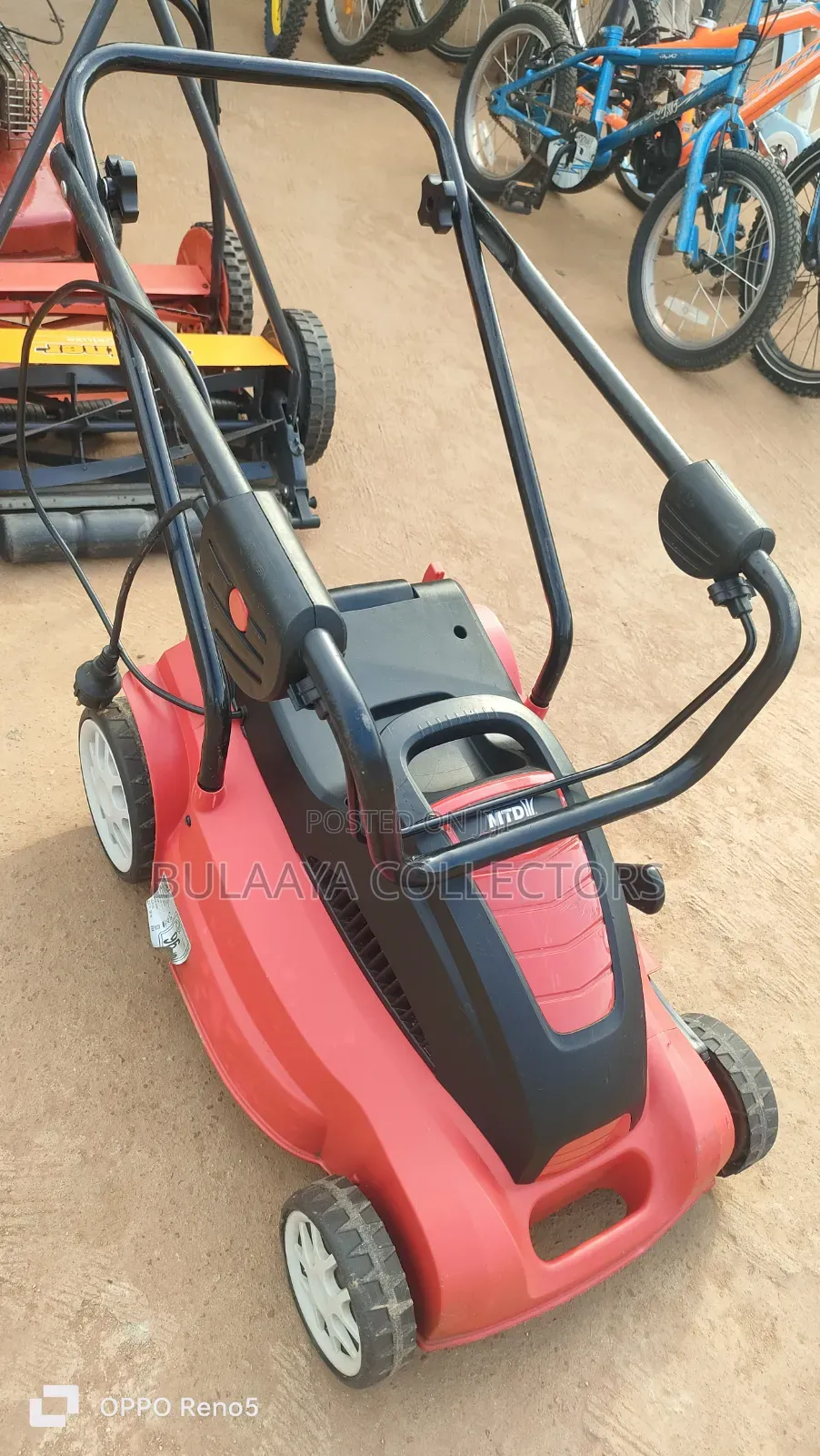 Uk Used MTD Optima 38 E Corded Electric Lawn Mower.