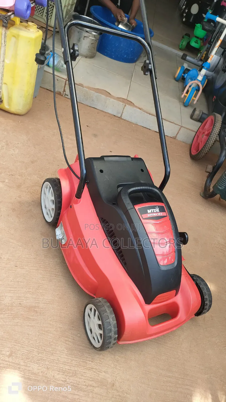 Uk Used MTD Optima 38 E Corded Electric Lawn Mower.