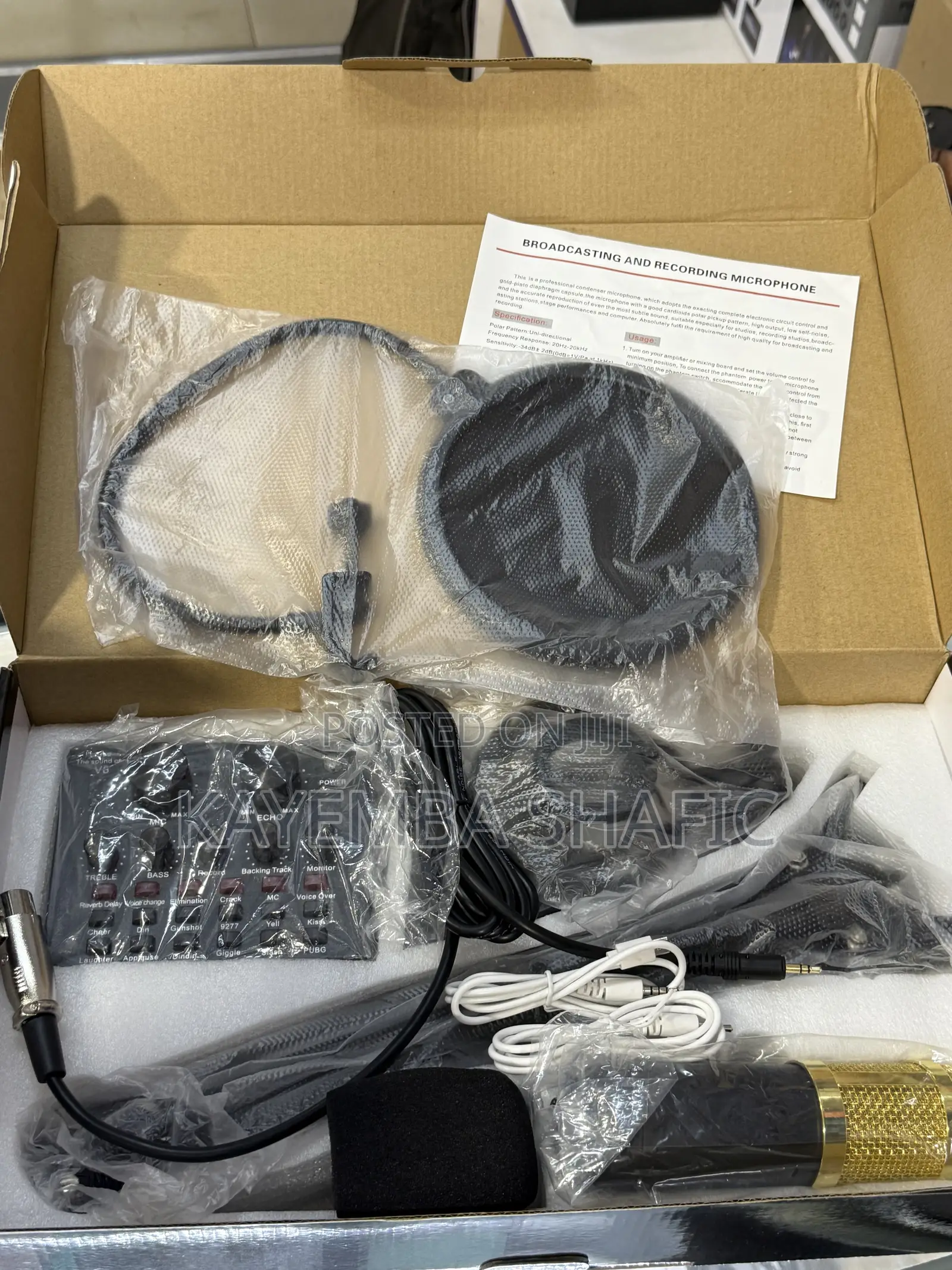 Bm-800 Professional Studio Condenser Microphone Kit