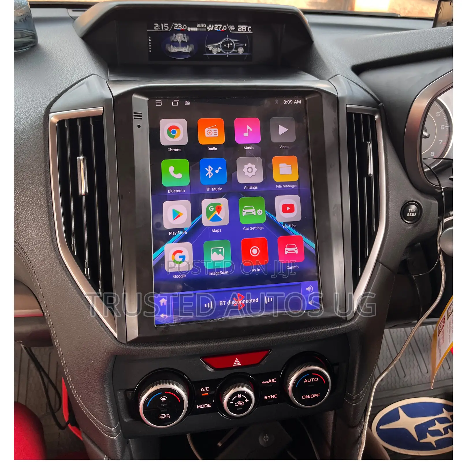 Subaru Tesla Android Screen Original Kev2