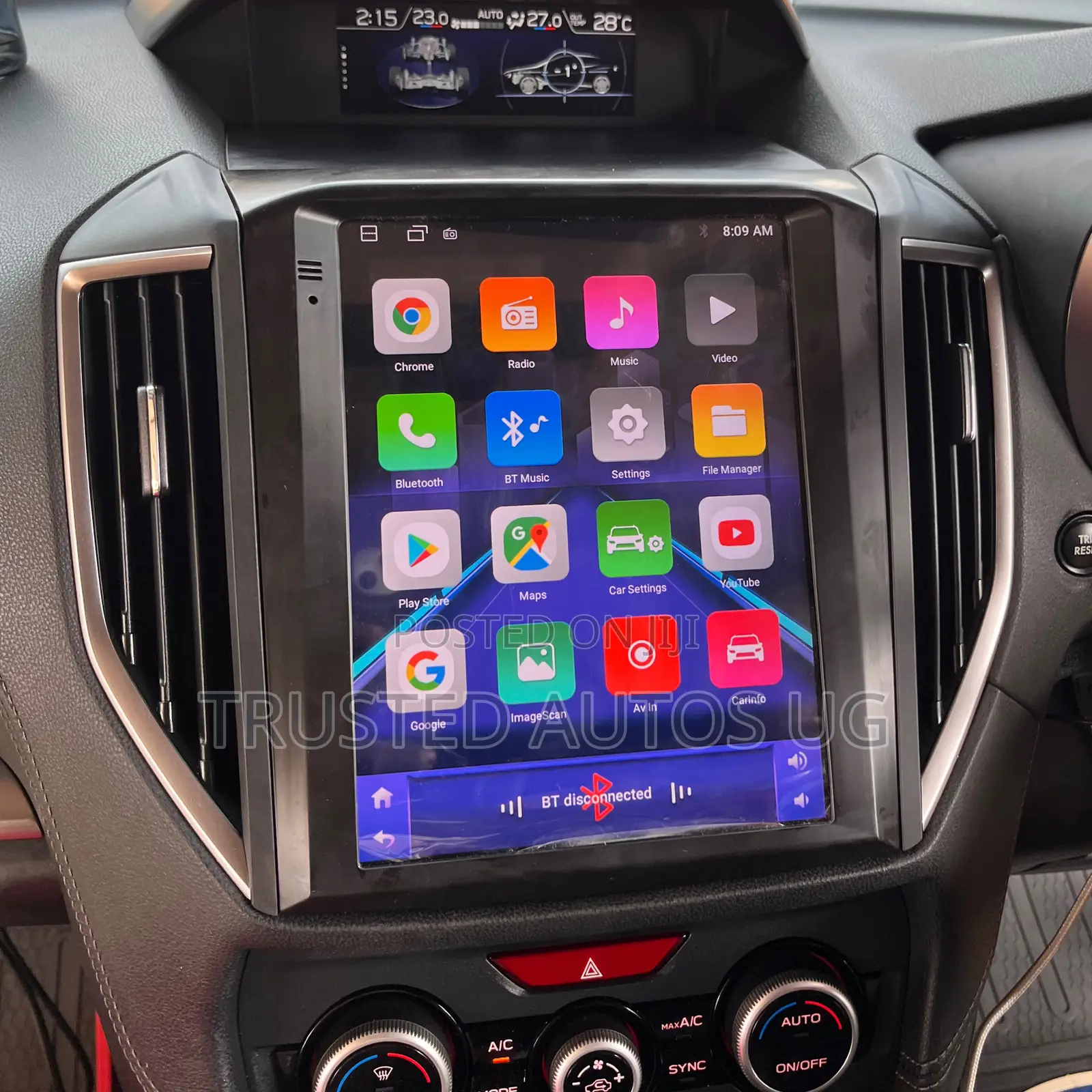 Subaru Tesla Android Screen Original Kev2