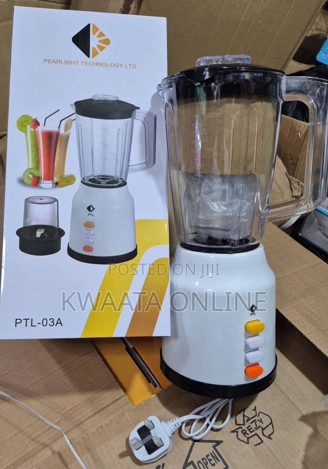 1.5l Pearlight 2-in-1 Blender With Grinder — Blend More