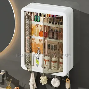 Wall-Mounted Cosmetic Skincare Organizer Cabinet