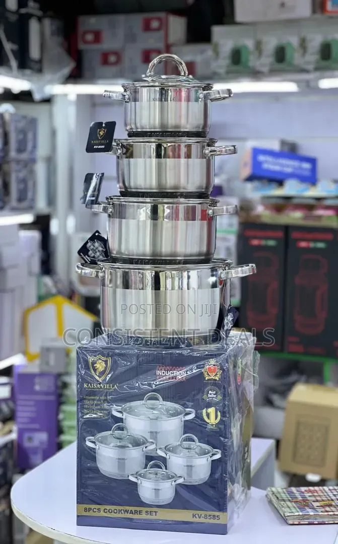 Kaisa Villa 4 Piece Stainless Steel Cookware Set