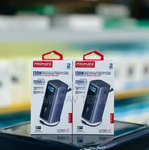 Promate Super Fast Portable Charger, 20000mah