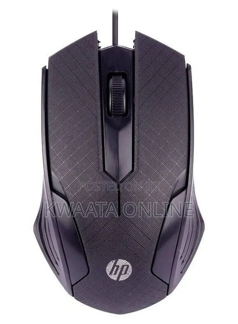Hp Optical Wired Mouse Black for Computer Laptop