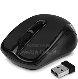 Black 2.4g Usb 2.0 Folding Wireless Optical Mouse for Pc Laptop