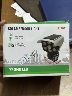 77 Led Solar Sensor Light Outdoor Security Camera Shape Lamp