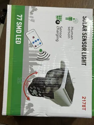77 Led Solar Sensor Light Outdoor Security Camera Shape Lamp